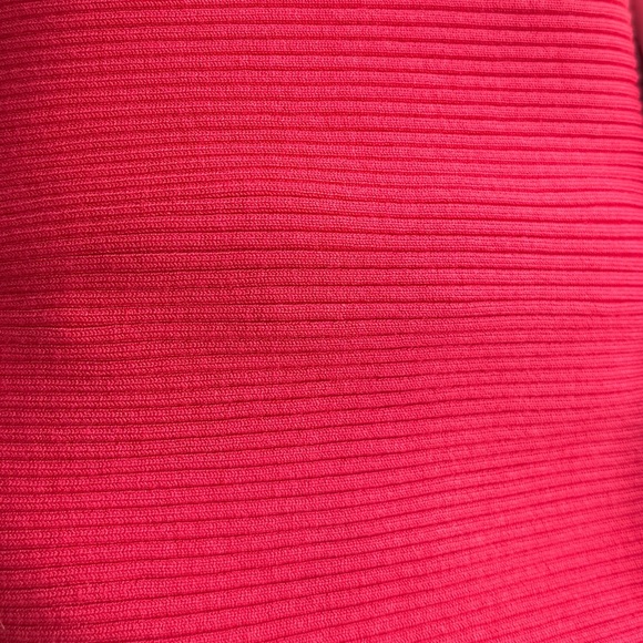 NWT Find Me Now Charlie Ruffle Knit Dress Small S Coral Transitional Fall - Picture 12 of 12